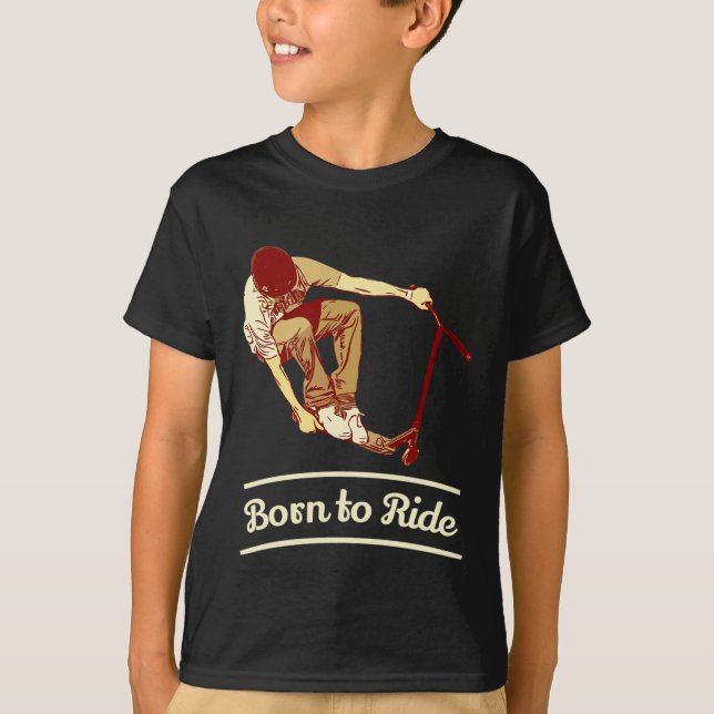 Pro Scooter Free Rider Tricks T-Shirt (Framsida)