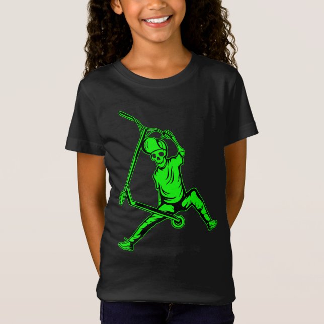 Pro Scooter Free Rider Tricks T Shirt (Framsida)