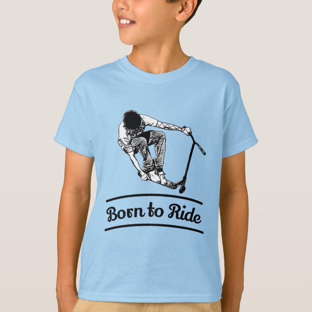 Pro Scooter Free Rider Tricks T-Shirt (Framsida)