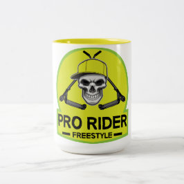 Pro Scooter Free Rider Tricks Two-Tone Coffee Mugg