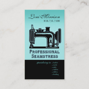 Pro Seamstress: Sömmerska Patternmaker, formgivar Visitkort