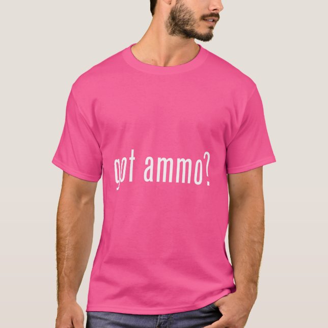 Pro Second Amendment Guns Höger Gifts Har Ammo T Shirt (Framsida)