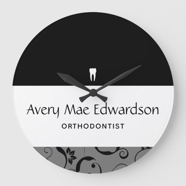 Pro-skada för tandläkarkåren stor klocka (Framsida)