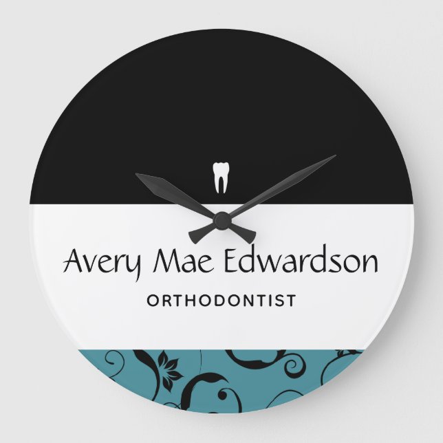 Pro-skada för tandläkarkåren stor klocka (Framsida)