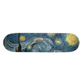 Pro Skateboard Van Gogh för Starry natt