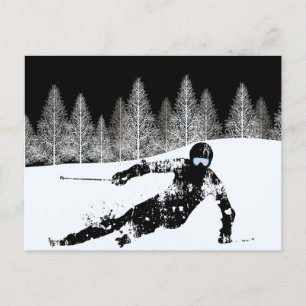 Pro Skidåkare, Skidor Snowboard Helg Vykort