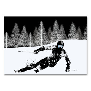 Pro Skier, Ski Snowboard Bordsnummer