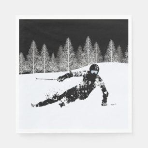 Pro Skier, Ski Snowboard Pappersservett