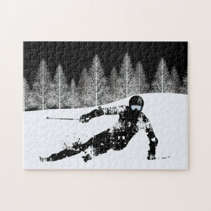 Pro Skier, Ski Snowboard Pussel