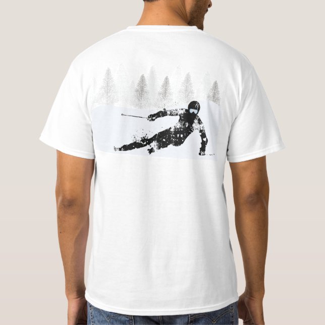 Pro Skier, Ski Snowboard T-Shirt (Baksida)