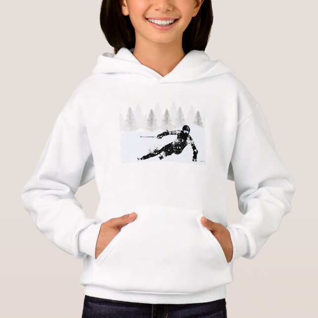 Pro Skier, Ski Snowboard T Shirt (Framsida)
