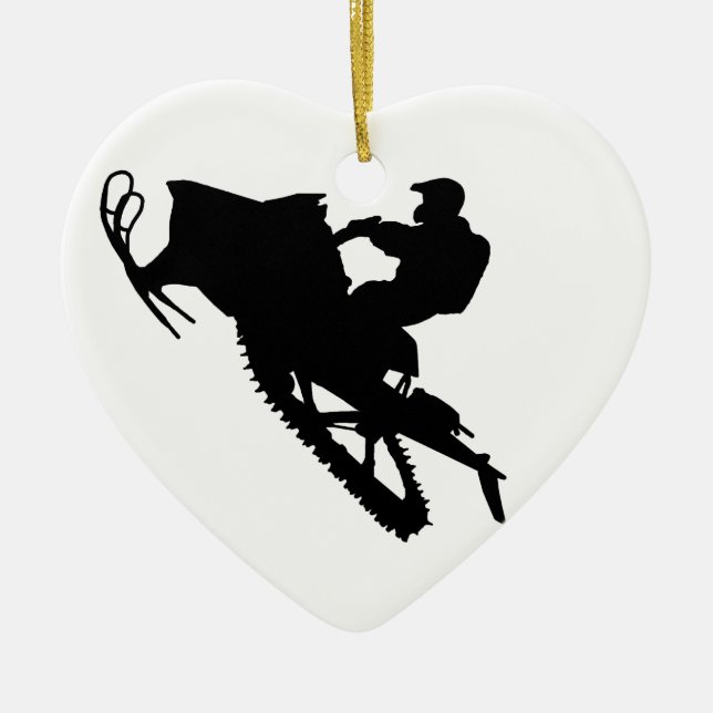 PRO Sled Julgransprydnad Keramik (Framsidan)