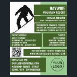 Pro Snowboarder, Ski/Snowboarding Lessons/Classes Reklamblad<br><div class="desc">Pro Snowboarder,  Ski/Snowboarding Lessons/Classes Advertising Flyers av Affärskortet Store.</div>