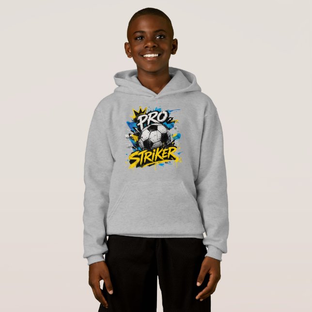 Pro Striker Urban Graffiti Fotboll T Shirt (Hel framsida)