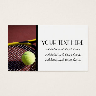 Pro tennis visitkort