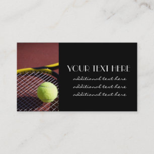 Pro tennis visitkort