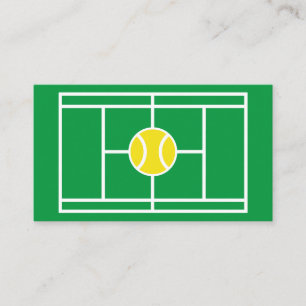 Pro Tennistränare visitkortsmall Visitkort