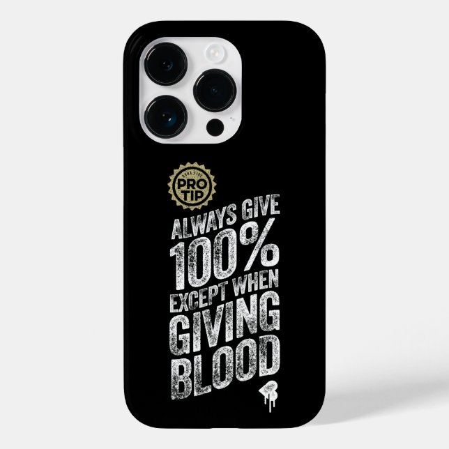 PRO TIP: Alltid Ge 100 % Fodral-Mate iphone case (Baksida)