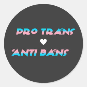 Pro Trans  Runt Klistermärke