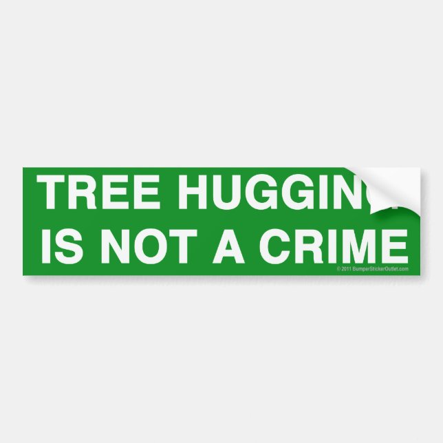 Pro-Treehugging klistermärke (Framsidan)