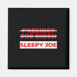 Pro Trump Anti Biden Sömnig Joe Policy Magnet