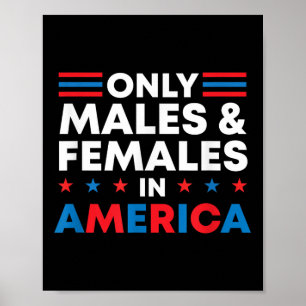 Pro Trump-Gender visar endast hanar och honor i Poster