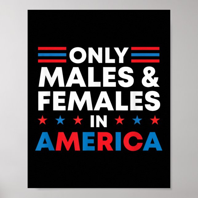 Pro Trump-Gender visar endast hanar och honor i Poster (Framsidan)