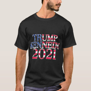 Pro Trump Kennedy Jr 2021 USA flagga Trump Preside T Shirt