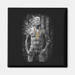 Pro Trump Patriotic Gangster - antiliberal republ Magnet