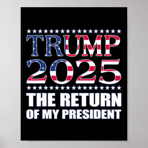 Pro Trump Shirt 2024 Återkomsten av min talman Tr Poster
