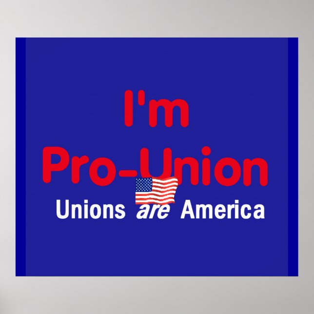 Pro Union POSTER Skriv ut (Framsidan)