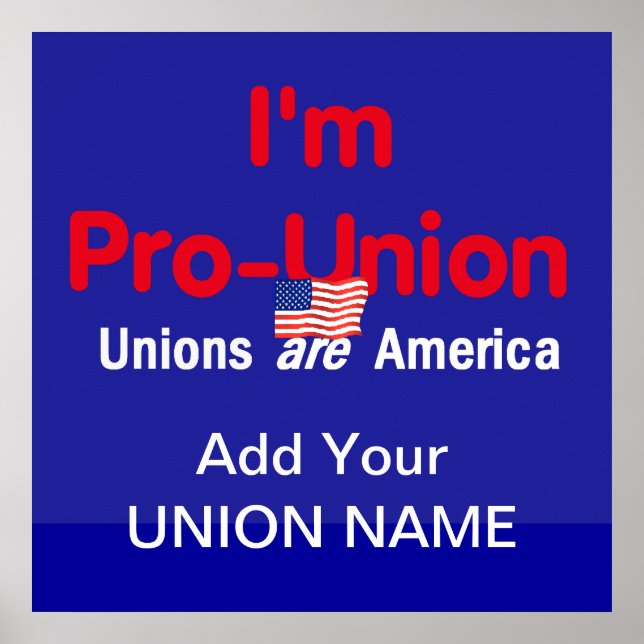Pro Union POSTER Skriv ut (Framsidan)