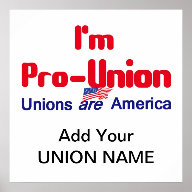 Pro Union POSTER Skriv ut (Framsidan)