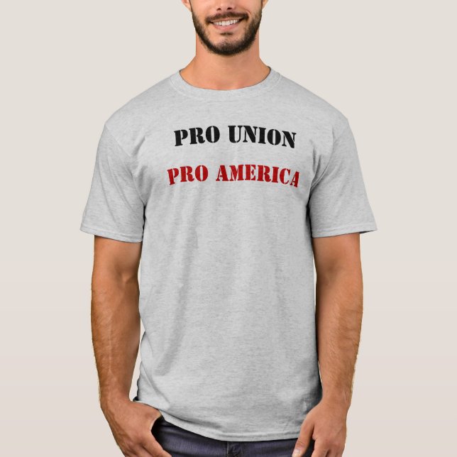 Pro union, Pro Amerika Tee Shirt (Framsida)