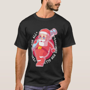 Pro Vaccination Funny Tshirvaccin Santa Shirt T