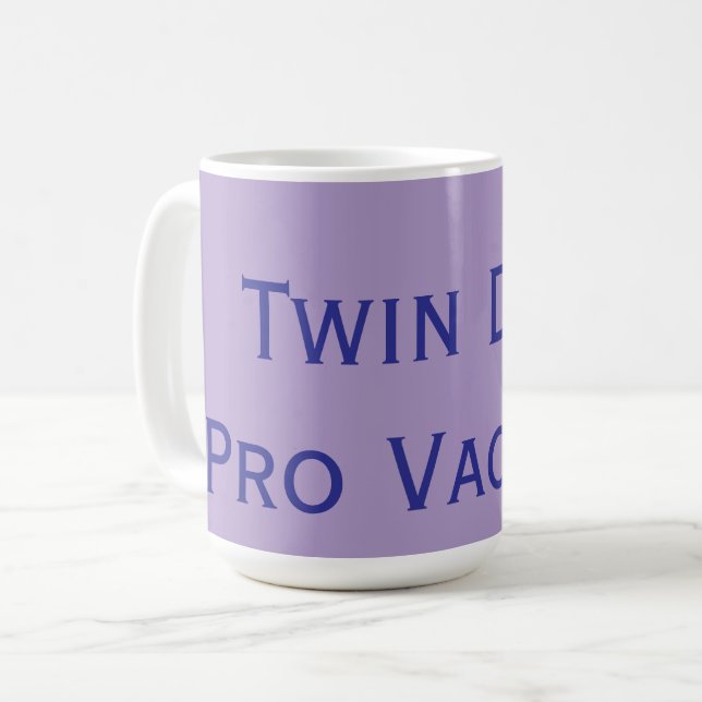 Pro Vaccine Twin Pappa Kaffemugg (Framsida vänster)