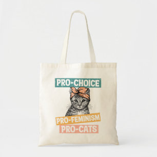 Pro-val för feminism Pro Cats Tygkasse