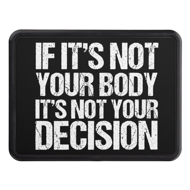 Pro-val Inte ditt organ - inte ditt beslut Dragkroksskydd (Framsidan)