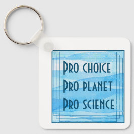 Pro val Pro planet Pro vetenskap Nyckelring