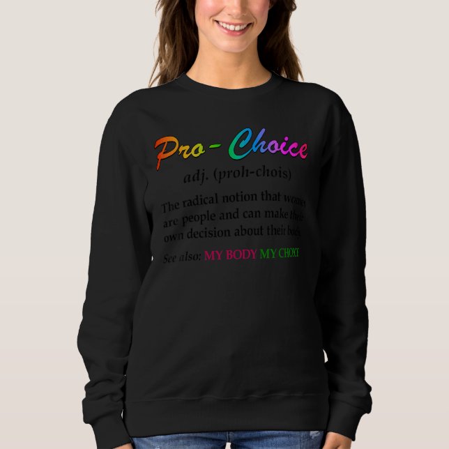 Pro Valdefinition Feministiska Rättigheter     T Shirt (Framsida)