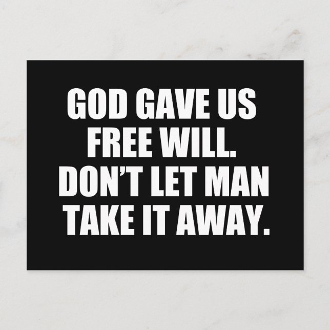 Pro-valfri Will Vykort (Framsida)