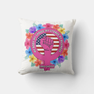 Pro Välj min kropp Mitt val Mitt eget gränssnitt M Kudde