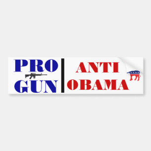 Pro vapen, Anti Obama bildekal
