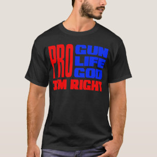 Pro vapenlivgud mig höger förmiddag t shirt