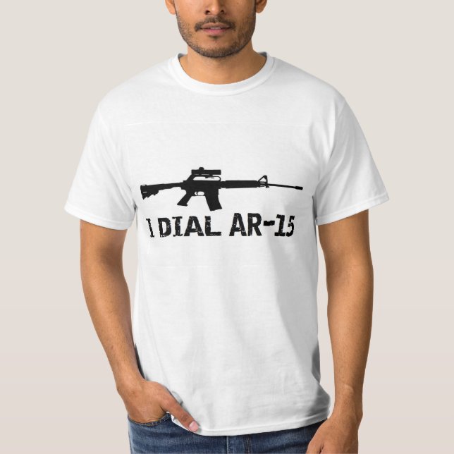 PRO VAPNET AR-15 för rättelsen Ar15 2nd "RINGER Tee Shirt (Framsida)