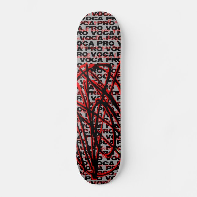 Pro Voca design Pro Hilite Skateboard Bräda 21,5 Cm (Framsida)