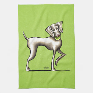 Pro Weimaraner tennis Kökshandduk