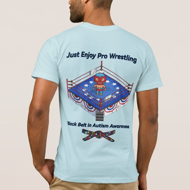 Pro Wrestling är Art T-Shirt (Baksida)