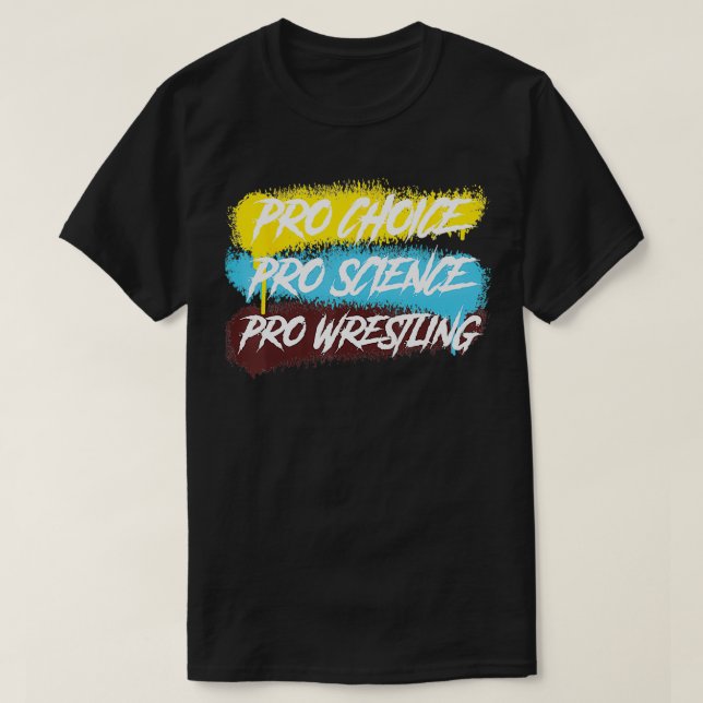 Pro Wrestling T Shirt (Design framsida)