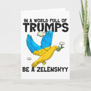 Pro Zelensky Världen Behöver Mer Stöd För Zelensky Kort